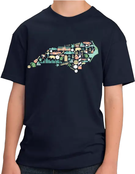 North Carolina Icon Map Kid In Tuxedo T Shirt Png North Carolina State Icon