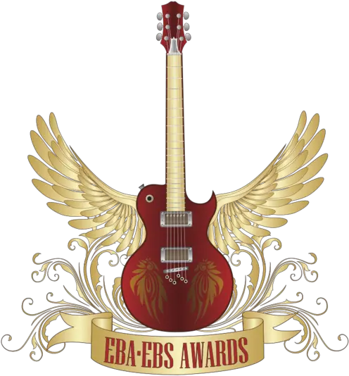 Download Instruments Clipart Tambura Electric Guitar Hd Gold Eagle Wings Png Guitar Clipart Png