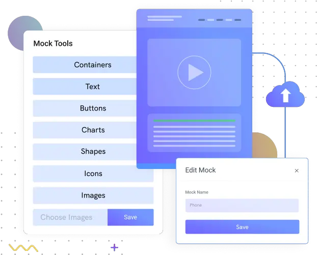 Real Time Syncing With Both Wireframes And Mockups Vertical Png App Icon Wireframe