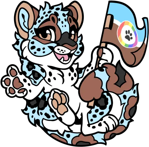 Fursona Pins Snow Leopard Fursona Pins Cheetah Png Snow Leopard Icon