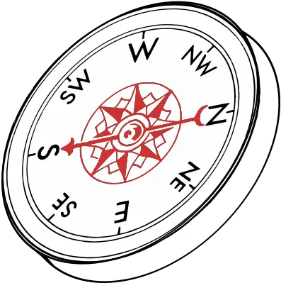 Compass Openclipart Kompas Vektor Png North Compass Icon