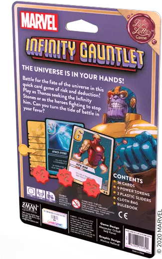 Infinity Gauntlet A Love Letter Game Z Man Games Marvel Studios Png Thanos Png