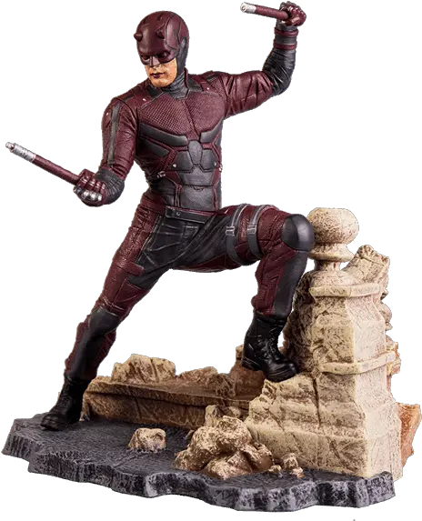 Marvel Daredevil 9 Pvc Diamond Select Diorama Statue Diamond Select Daredevil Statue Png Daredevil Transparent