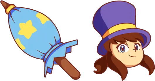 A Hat In Time Kid Cursor Cartoon Png Hat Kid Png