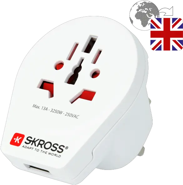 Country Adapter World To Uk Usb Portable Png Usb 3 Icon