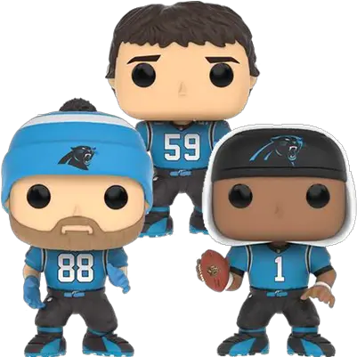 Covetly Funko Pop Football Carolina Panthers 3 Pack Luke Kuechly Funko Pop Png Football Icon Pack