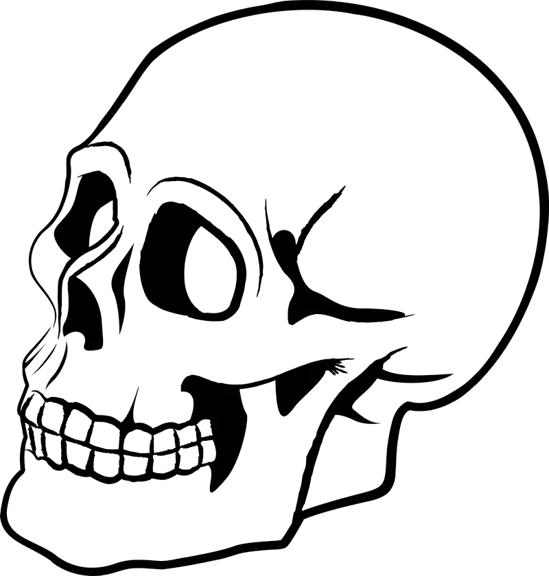 Angry Skull Png