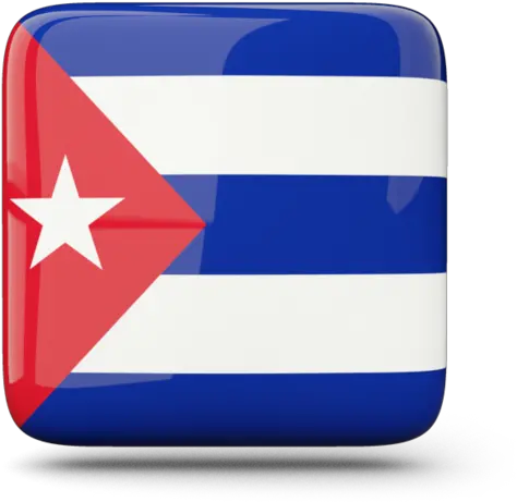 Glossy Square Icon Flag Png Cuba Flag Png