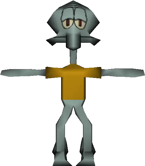 Shitpostbot 5000 Spongebob 3d Obstacle Odyssey Models Png Squidward Transparent