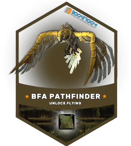 Eu Battle For Azeroth Pathfinder Unlock Flying Wondering 20 Mount Silent Glider In Mail Png Battle For Azeroth Logo