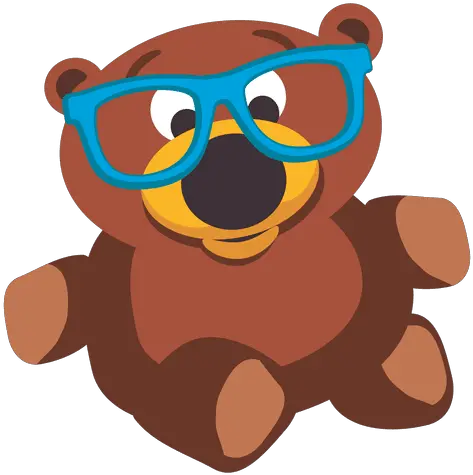 Teddy Bear Doll With Glasses Transparent Png U0026 Svg Vector File Ursinho De Oculos Cartoon Glasses Transparent