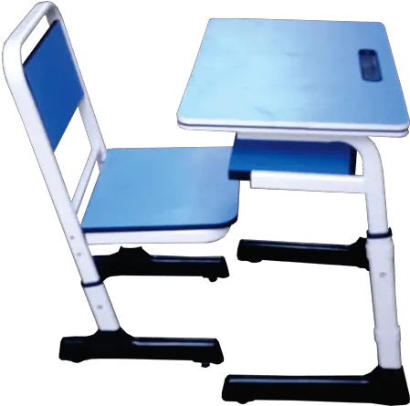 Modern School Desk Blue Chair Png School Desk Png