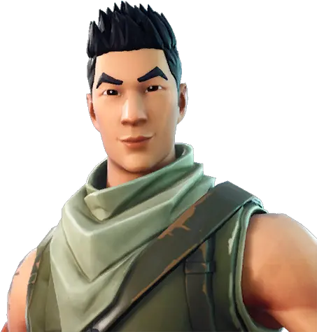 Recruit Fortnite Recruit Renegade Png Fortnite Default Skin Transparent