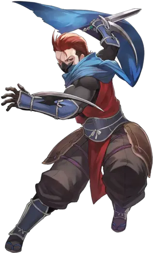 Filesaizo Angry Ninja Btlfacewebp Fire Emblem Heroes Wiki Saizo Fire Emblem Heroes Png Ninja Face Png