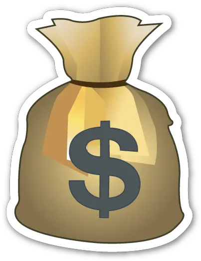 This Sticker Is The Large 2 Inch Version That Sells For 1 Emoticon Dinero Png Check Emoji Png