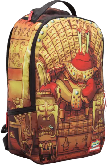 Download Sprayground Mr Krabs Pharoah Angle Spongebob Mr Mr Krabs Pharoah Sprayground Png Mr Krabs Png