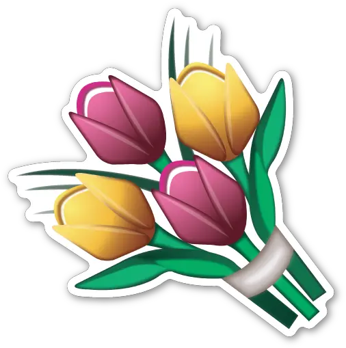 Bouquet Emoji Stickers Emoticon Emoji Ramo De Flores Png Earth Emoji Png