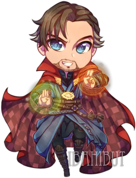 Kawaii Clipart Doctor Picture 1463379 Doctor Strange Fanart Chibi Png Dr Strange Transparent