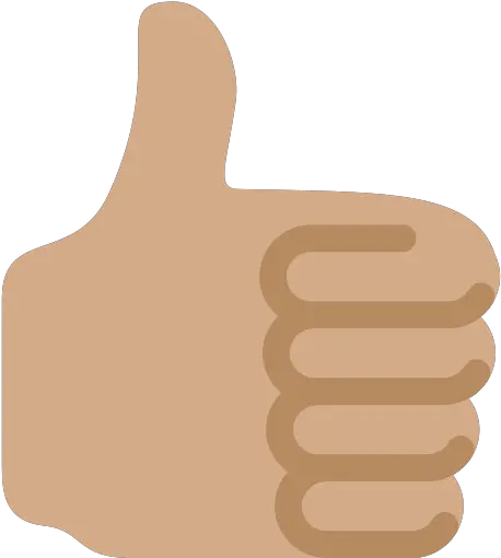 Thumbs Up Medium Skin Tone Emoji Stria Terminalis Bstc Finger Ratio Png Thumbs Up Emoji Transparent