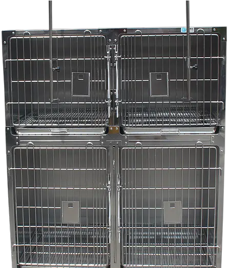 Cages Veterinary Stainless Steel Cage Vertical Png Steel Cage Png