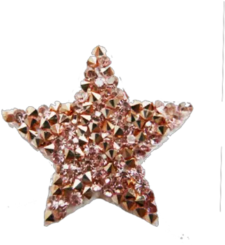 Mini Star Rock Crystal Rose Gold Star Png Gold Glitter Star Png