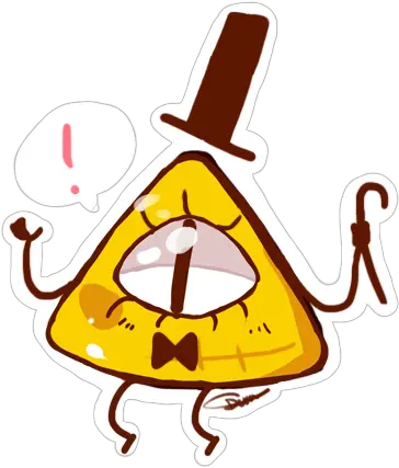 Download Hd Bill Cipher By Titmochii D8qnwq5 Chibi Bill Chibi Bill Gravity Falls Png Bill Cipher Png