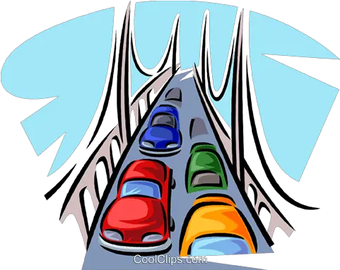 Automobiles Bridge With Cars Clipart Png Bridge Clipart Transparent