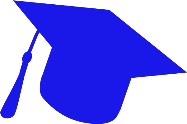 Graduation Hat Silhouette Blue Clip Art Regina Angelorum Church And Convent Png Blue Graduation Cap Png