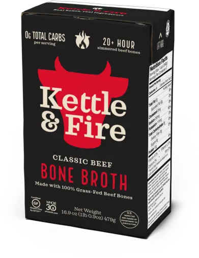 Beef Bone Broth Kettle And Fire Beef Bone Broth Png Bone Transparent