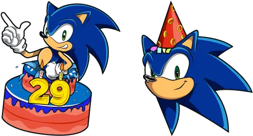 Sonic The Hedgehog 29th Birthday Cursor U2013 Custom Sonic The Hedgehog 29th Birthday Png Sonic The Hedgehog Logo Transparent