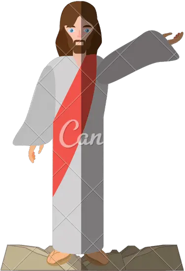 Jesus Christ Isolated Icon Canva Illustration Png Jesus Icon Images