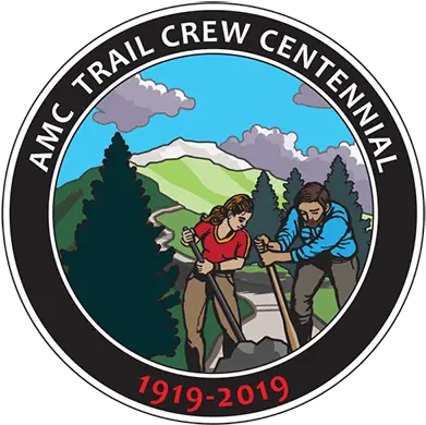 Appalachian Mountain Club Trail Crew Centennial Logo Png