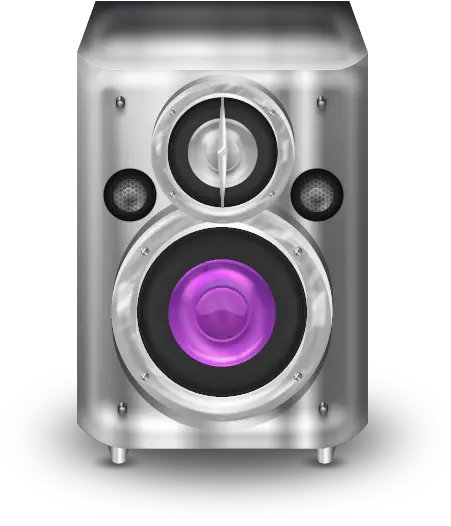 Metal Purple Speaker Icon Purple Speakers Png Speakers Png