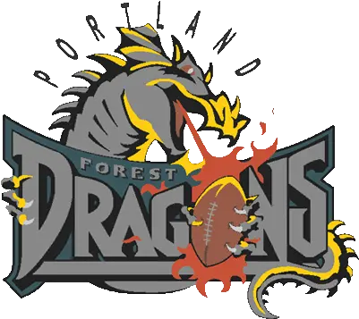 Portland Forest Dragons Primary Logo Arena Football League Portland Forest Dragons Png Dragon Logos