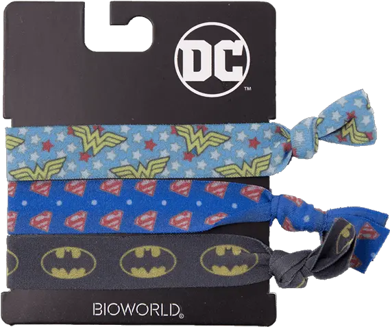 Dc Comics Batman Vs Superman Hair Ties 3 Pack Batman Png Superman Logos Pics