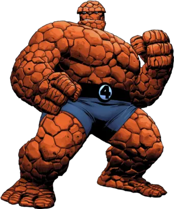 The Thing Comics Thing Fantastic Four Png The Thing Png