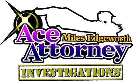 Ace Attorney Investigations Ace Attorney Investigations Logo Png Ace Attorney Logo