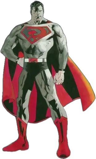 Superman Superman Red Son Cómic Png Black And Red Superman Logo