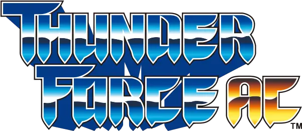 Thunder Force Ac Is The Next Sega Ages Title For Switch Thunder Force Ac Arcade Png Sega Logo Png