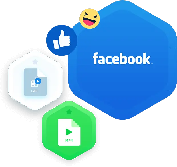 Facebook Gif Banner Maker Easily Design Cool Animated Ads Transparent Facebook Gif Png Animated Facebook Icon