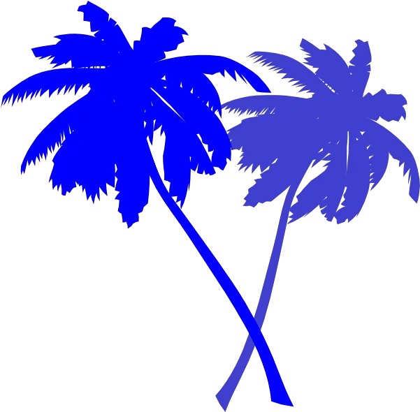 Palm Trees Blue Palm Trees Background Transparent Png Vector Transparent Palm Tree Png Palm Tree Transparent Background