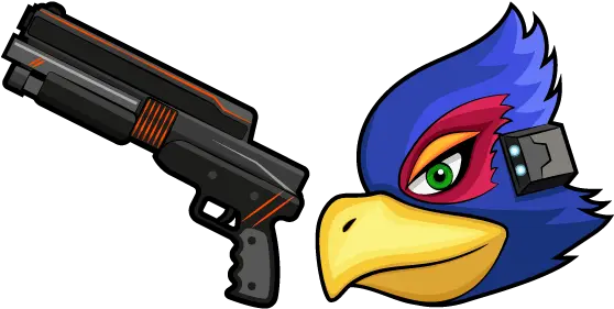 Star Fox Falco Lombardi And Blaster Cursor U2013 Custom Star Fox Blaster Png Star Fox Png