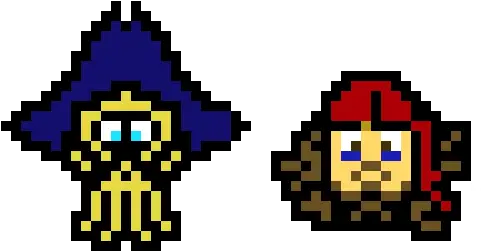 Davy Jones Vs Jack Sparrow Pixel Art Maker Davy Jones Pixel Art Png Jack Sparrow Png