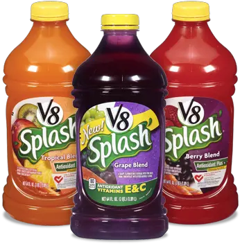 V8 Splash Bevnetcom V8 Berry Blend Png Juice Splash Png