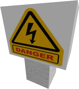 Danger Sign Roblox Écrins National Park Png Danger Sign Png