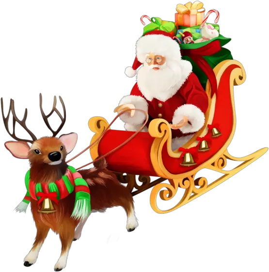 Santa Sleigh Png Pic Santa Claus Sleigh Ride Sleigh Png