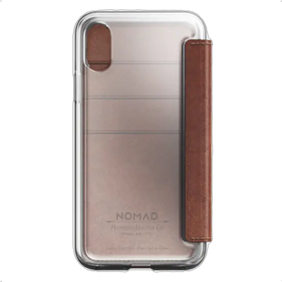 Ifind Nomad Clear Folio For Iphone Xxs Png Iphone X Transparent