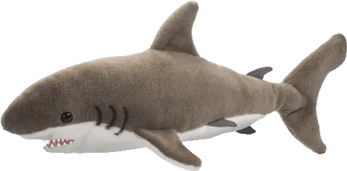 Great White Shark 22u201d Stuffed Plush Animal Transparent Shark Stuffed Animal Png Stuffed Animal Png