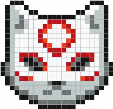 Head Wolf Tête De Loup Pixel Art Tete De Loup Png Wolf Head Logo