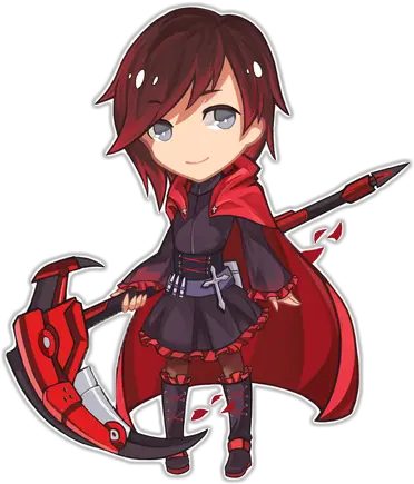 Png Transparent Ruby Rose Idk What Rwby Ruby Rose Chibi Rwby Png